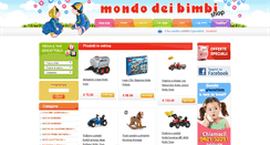 Desktop Screenshot of mondodeibimbi.com